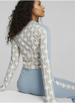 PUMA T7 '70s Long Sleeve Cropped Top  - Image 2
