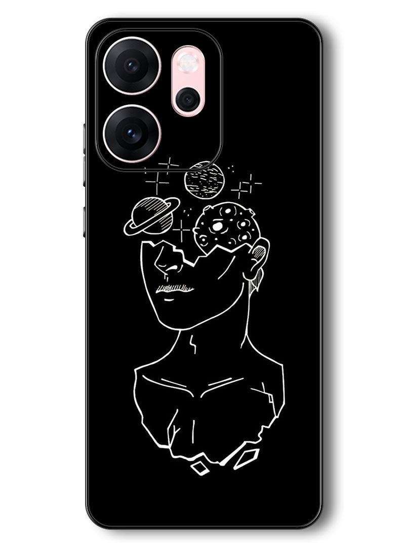 Theodor Case Compatible with Oppo Reno 14 F 6.57 Inch Protection Shockproof Bumper Cover Women Art - Image 1