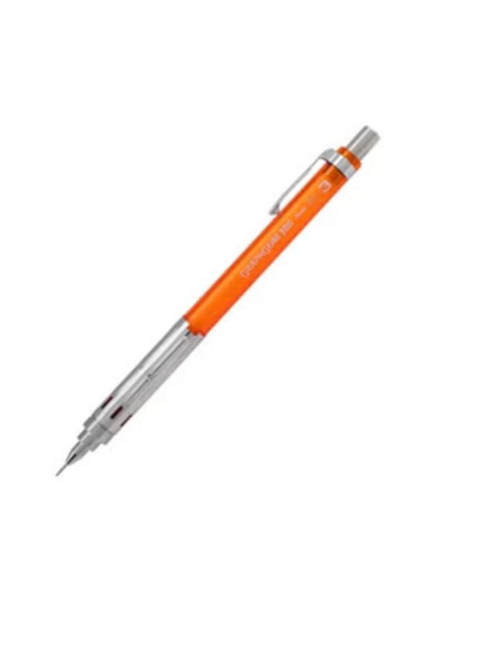 Pentel قلم رصاص ميكانيكي جراف جير 300 قطعة واحدة 0.3 مم برميل برتقالي - Image 1