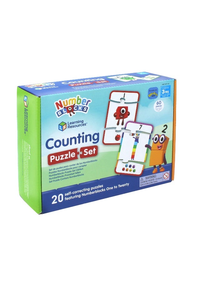 ليرننج ريسورسز مجموعة ألغاز العد من مجموعة Numberblocks من Learning Resources، لتعلم العد من 1 إلى 20، ألغاز تعليمية لتنمية مهارات الرياضيات المبكرة، موارد تعليمية مرخصة رسميًا - Image 2