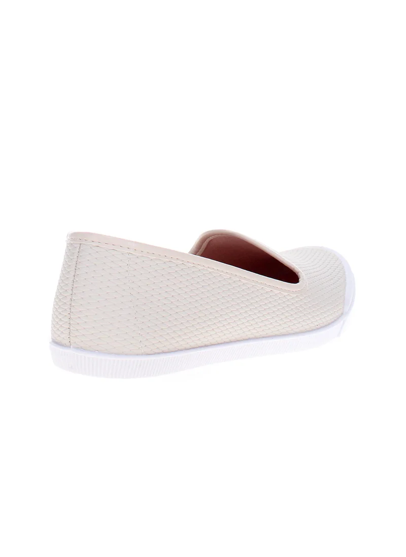 Moleca Off-White Ladies Casual Slip-On Shoes – Lightweight & Comfortable Everyday Footwear for Women | Best Price UAE