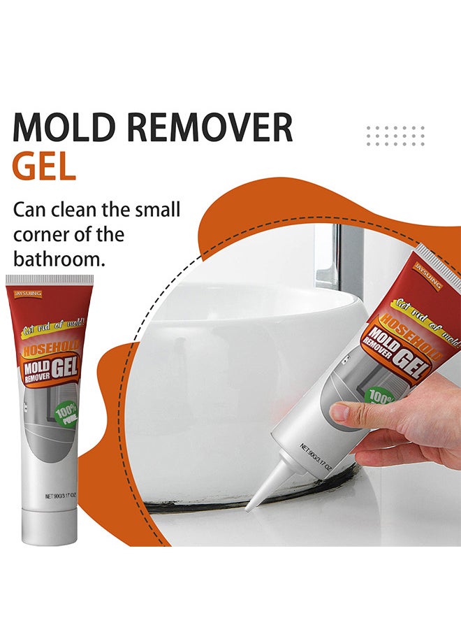 Jaysuing Household Mold Stain Remover Gel, Wall Wall Bathroom Kitchen White Wall Stain Removal Mold And Mildew, Mildew Removal Gel, For Washing Machine Fridge Bathroom Shower  - Image 3