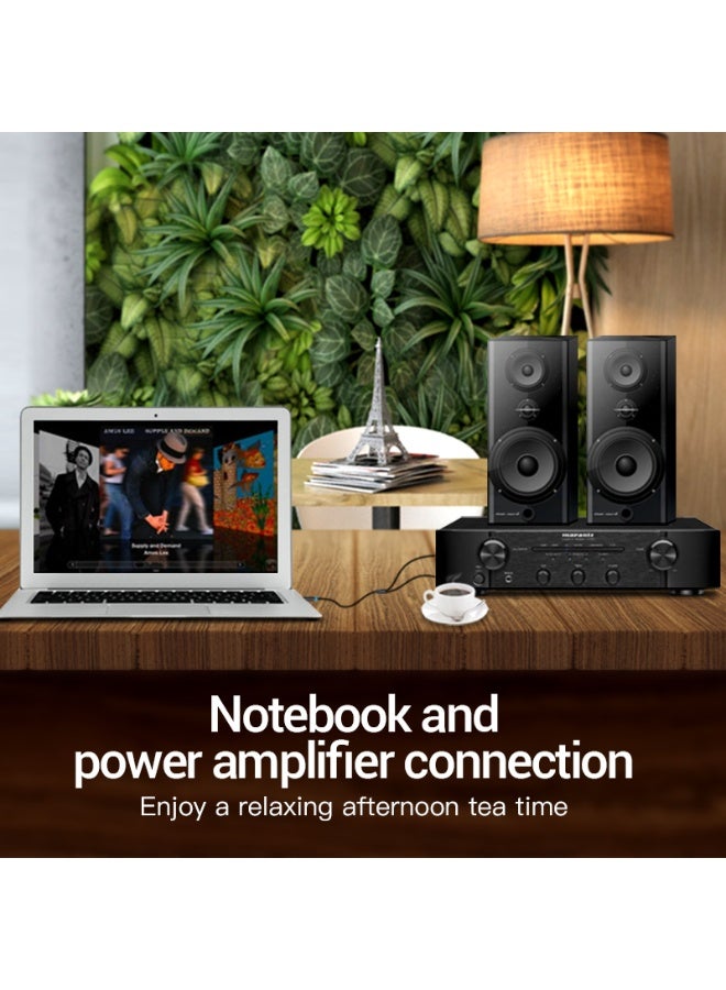 VENTION 3.5mm Male to 2*6.5mm Male Audio Cable Black Model - Image 5