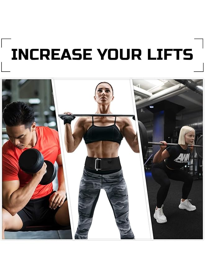 X spring Weight Lifting Belt Quick Locking Premium Lifting Belts for Men Weightlifting Adjustable Lifting Belts Deadlift Training Belt for Workout Belt Cross Training Powerlifting - Image 3