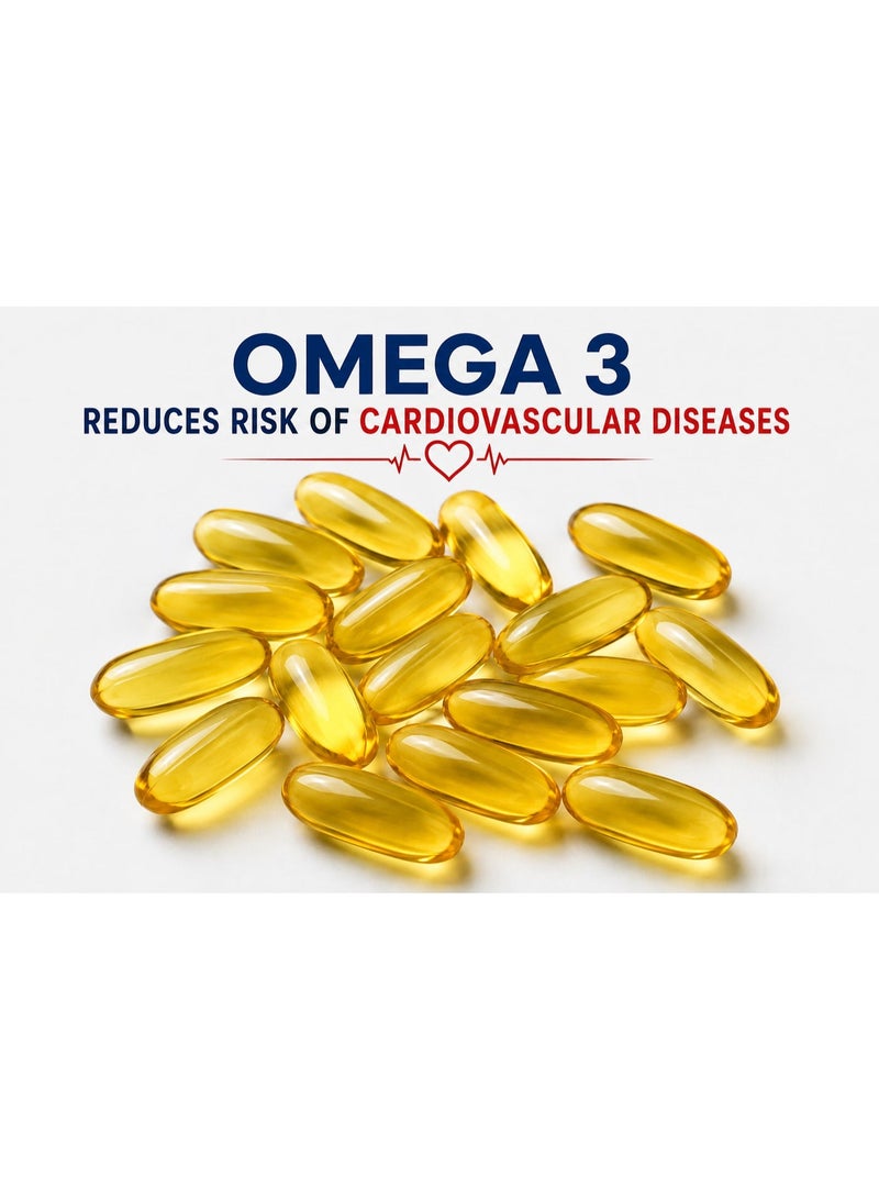 VITANE Omegavyte 3-6-9 1000mg Softgels – 90 Omega 3, 6 & 9 Supplement for Heart, Brain & Joint Support - Image 2