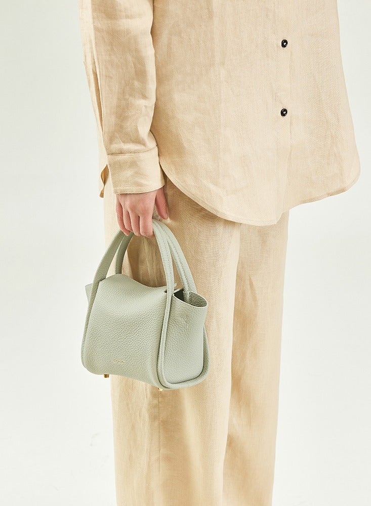 سونغمونت Yuanbao حقيبة سلة خضروات صغيرة مصممة باليد حقيبة هاتف محمول صغيرة عبر الجسم - Image 3