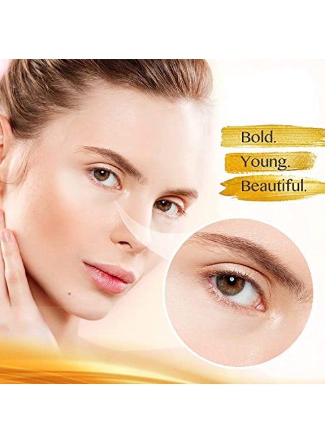 AVJONE 24K Gold Under Eye Patches 30 Pairs Collagen Eye Masks for Dark Circles and Puffiness Eye Patches for Women Puffy Eyes Revitalizes and Refreshes Your Skin - Image 3