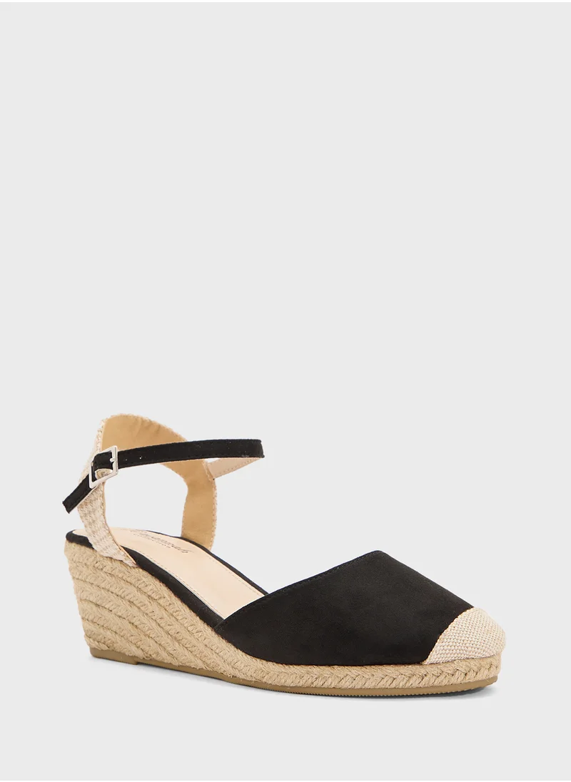 ايلا Mid Heel Classic Espradille Wedge