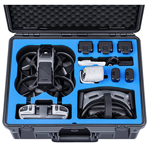 Lykus Titan AT110 Waterproof Hard Case for DJI Avata Goggles 2Goggles Integra and FPV Remote Controller Support up to 9 Avata batteries and 3 Goggles batteries CASE ONLY - Image 1