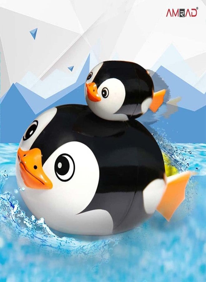 AMRAD® Pengo Penguin Themed Baby Toy Works as a Swimming Toy - Image 5