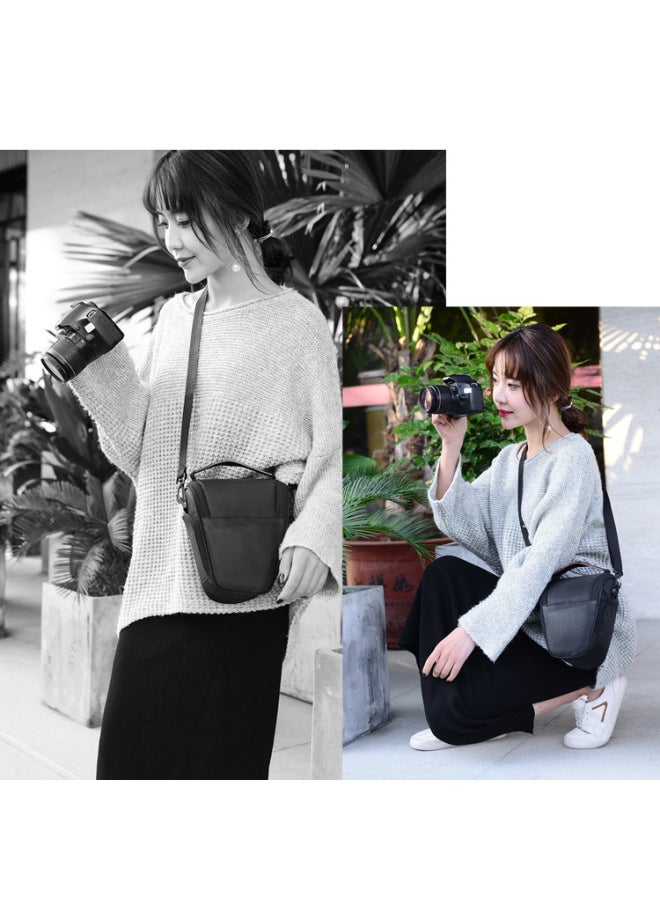 Suitable For sony Digital Triangle Camera Bag Single Shoulder Digital Camera Bag Liner Micro Single Long Focus Camera Storage-Color:Custom C  - Image 4