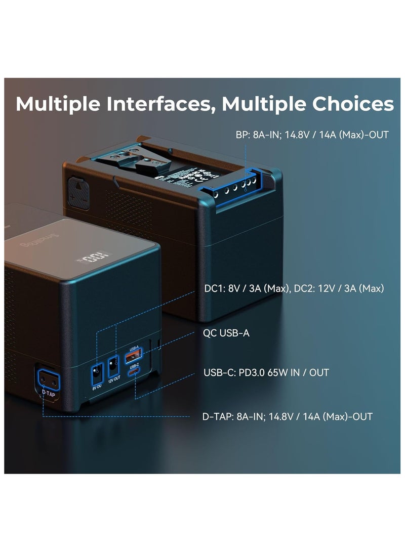 SmallRig VB155 Mini V-Mount Battery (155Wh) - Image 3