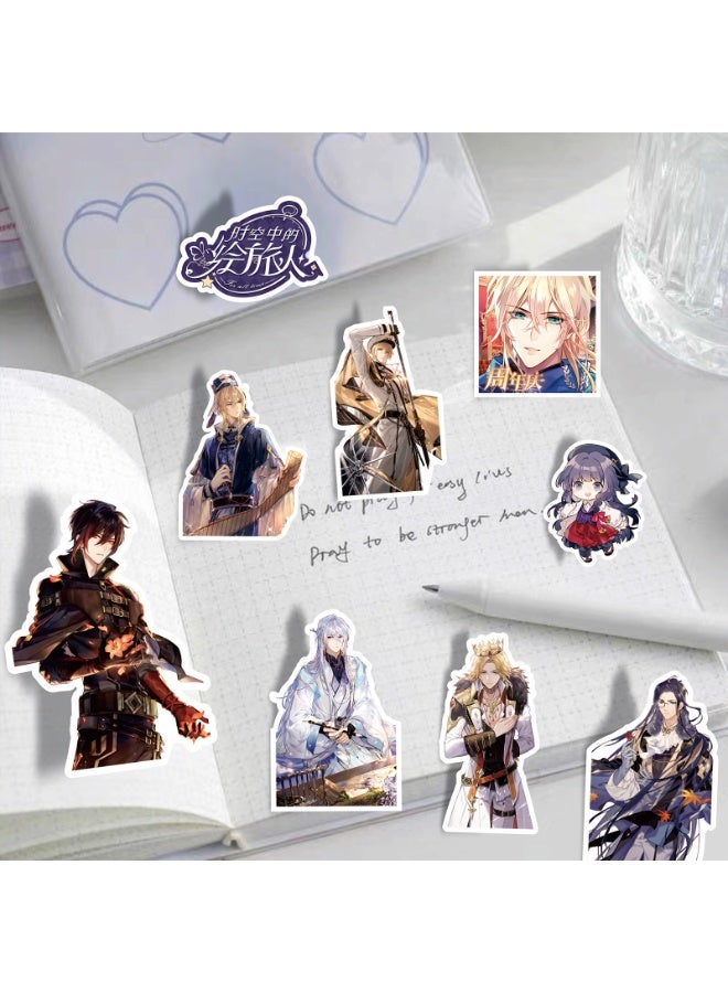 NIBEMINENT 75 Pcs Anime For All Time Deco Kit Waterproof Stickers, High Definition Printing Bright Colors, Suitable for Laptop Skateboard Luggage Water Bottle Guitar DIY - Image 2