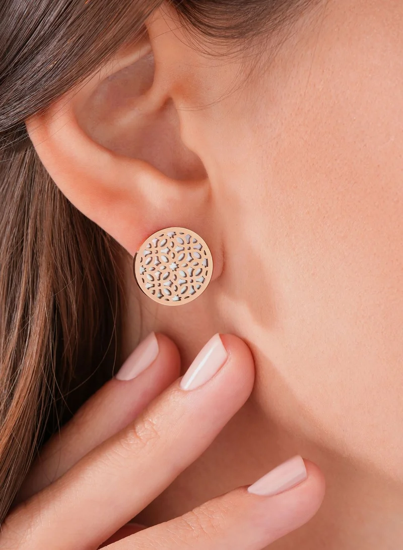 CERRUTI 1881 Chain Detailed Stud Earrings