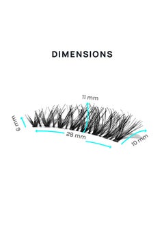 AOA STUDIO 6 Pairs Scarlette Natural Handmade False Eyelashes With Glue And Tweezer Lash Kit Natural Volume Reusable Soft Makeup False Eyelashes 100 Percent Handmade Cruelty Free  - Image 3