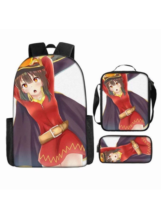 general Common universal printed backpack - three-piece backpack combination (available for students, children, friends on outings, mountain climbing, etc.) - 98 - Image 4