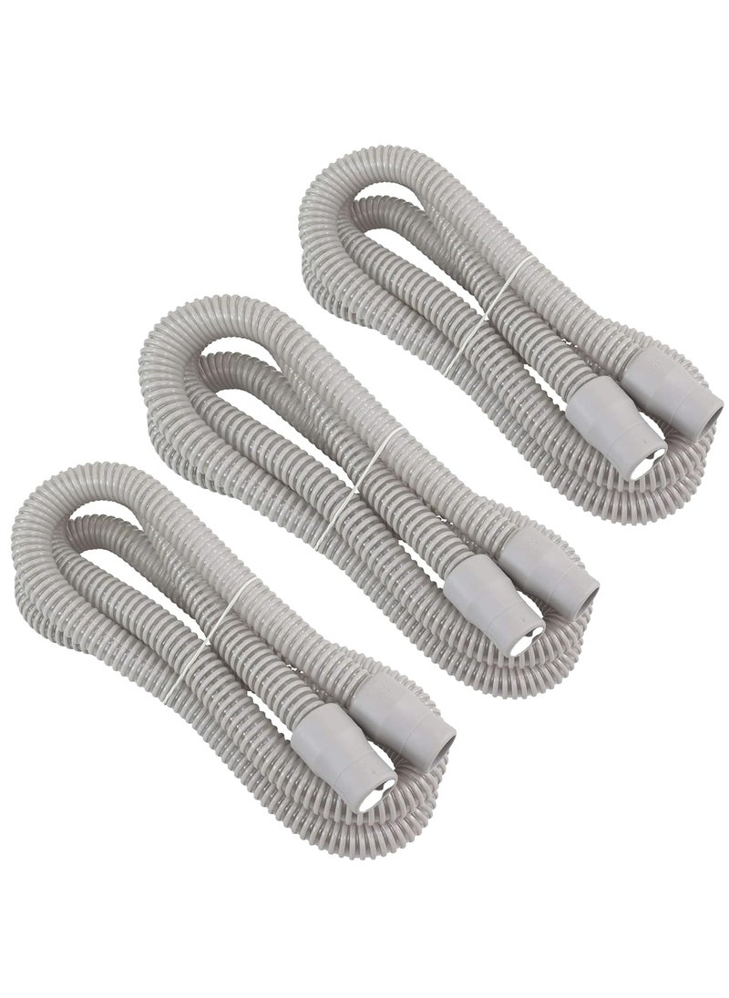 Roscoe Medical Roscoe Medical Universal CPAP Hose, 6 Feet(3 Pack), Easyflex Lightweight - Flexible CPAP Tubing, Gray, Includes 3 CPAP Hoses, Fits Most CPAP, APAP, BiPAP Brands 