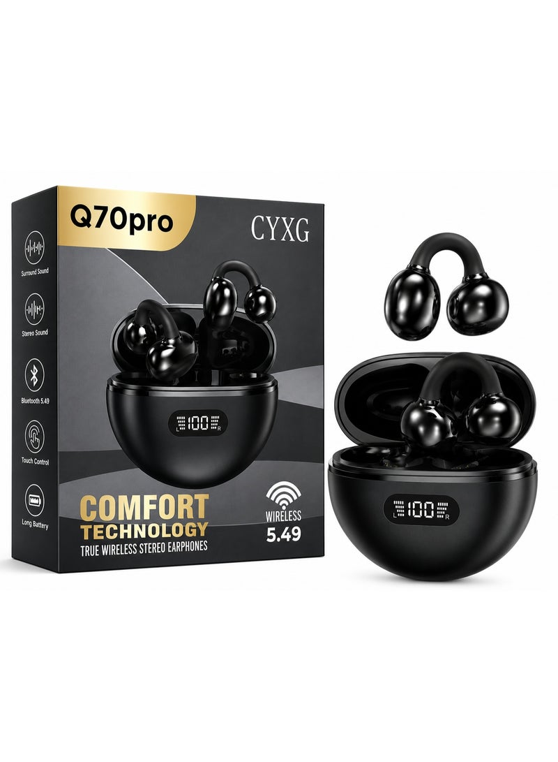 CYXG Q70 Pro CYXG 5.49 Wireless Earbuds – Noise Isolation & Long Battery Life - Image 2