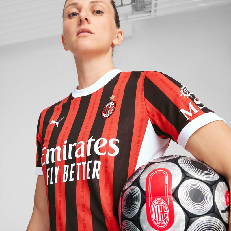 PUMA AC Milan 24/25 Home Womens Red Jersey - Image 5