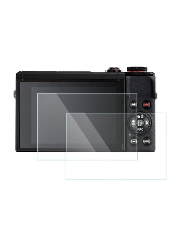 Generic 2 PACK Screen Protector for Canon EOS G7X III G7X mark III G7X3 Tempered Glass Cover 0.3mm 9H Hardness Anti-Scrach Anti-Bubble  - Image 1