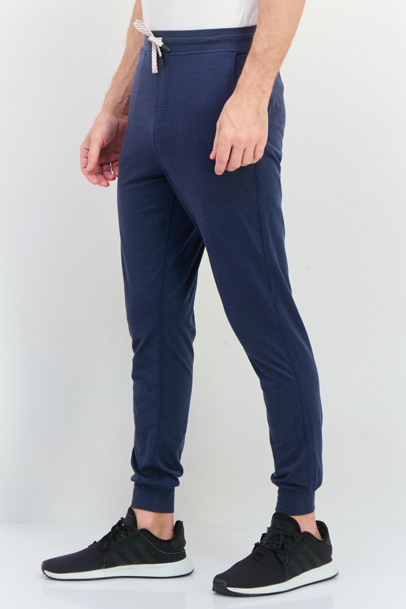 Beause Men Sportswear Fit Training Sweatpants, Navy Blue  - Image 4