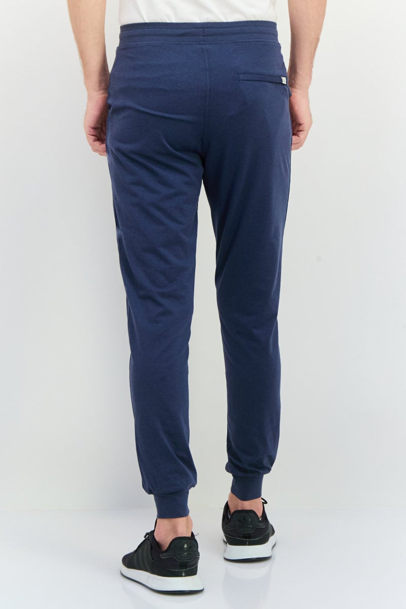 Beause Men Sportswear Fit Training Sweatpants, Navy Blue  - Image 2