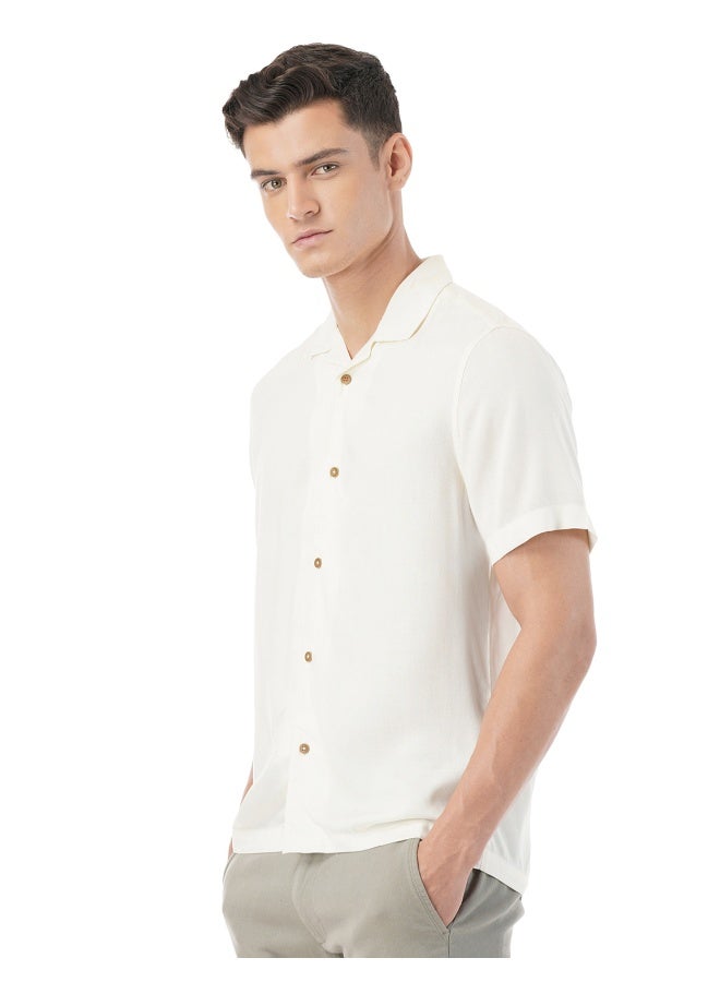 fyltr Men's Solid Rayon Casual Shirt with Resort Collar & Half Sleeves | Shirts for Men - Image 4