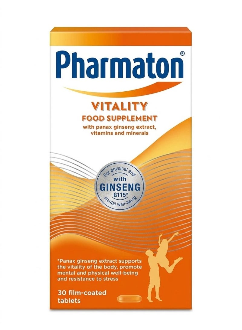 Pharmaton Vitality Tablet 30'S - Image 1