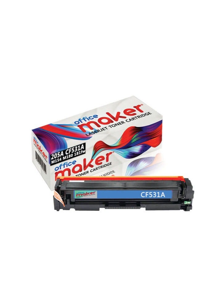 Office Maker Laserjet Toner Cartridge Blue CF531A