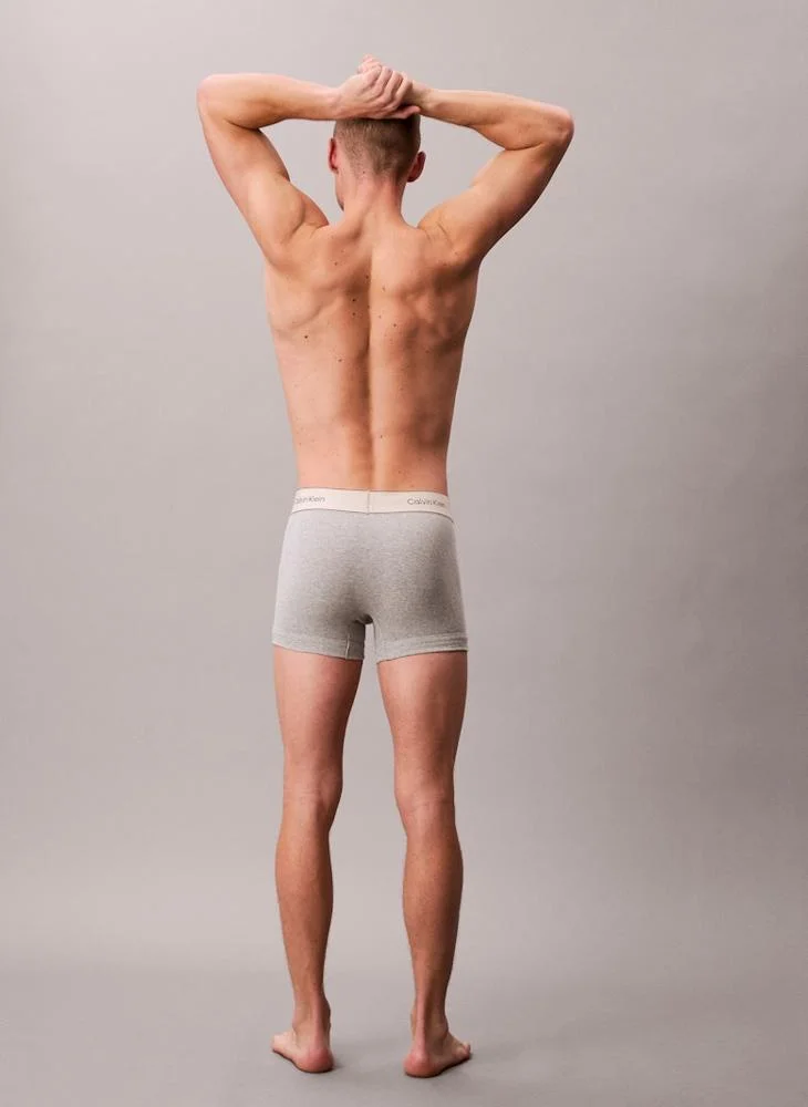 CALVIN KLEIN  3 Pack Trunks - Heritage Cotton Stretch for Men | Best Price UAE