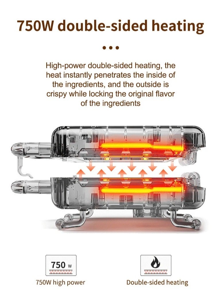 Sokany New Design Cartoon Cookie Maker – SK-08005, 750W, Double-Sided Heating - Image 5