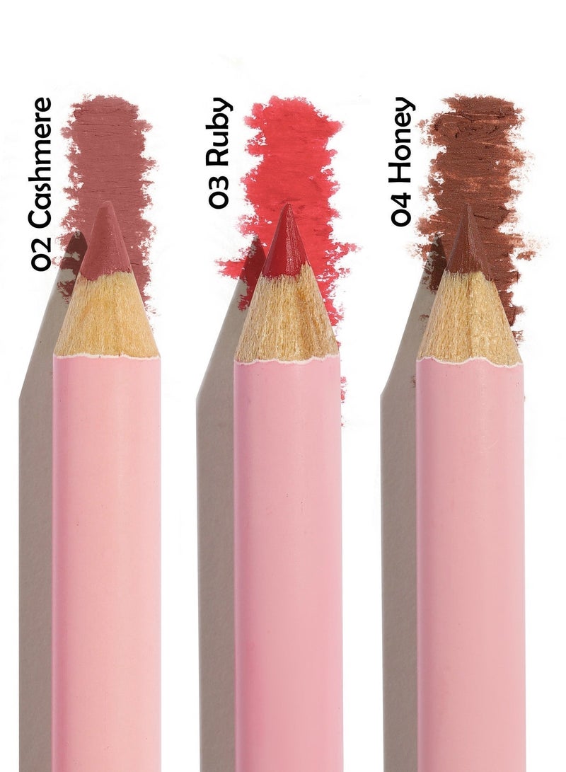 Janelle Cosmetics Janelle lip liner 04 Honey - Image 4