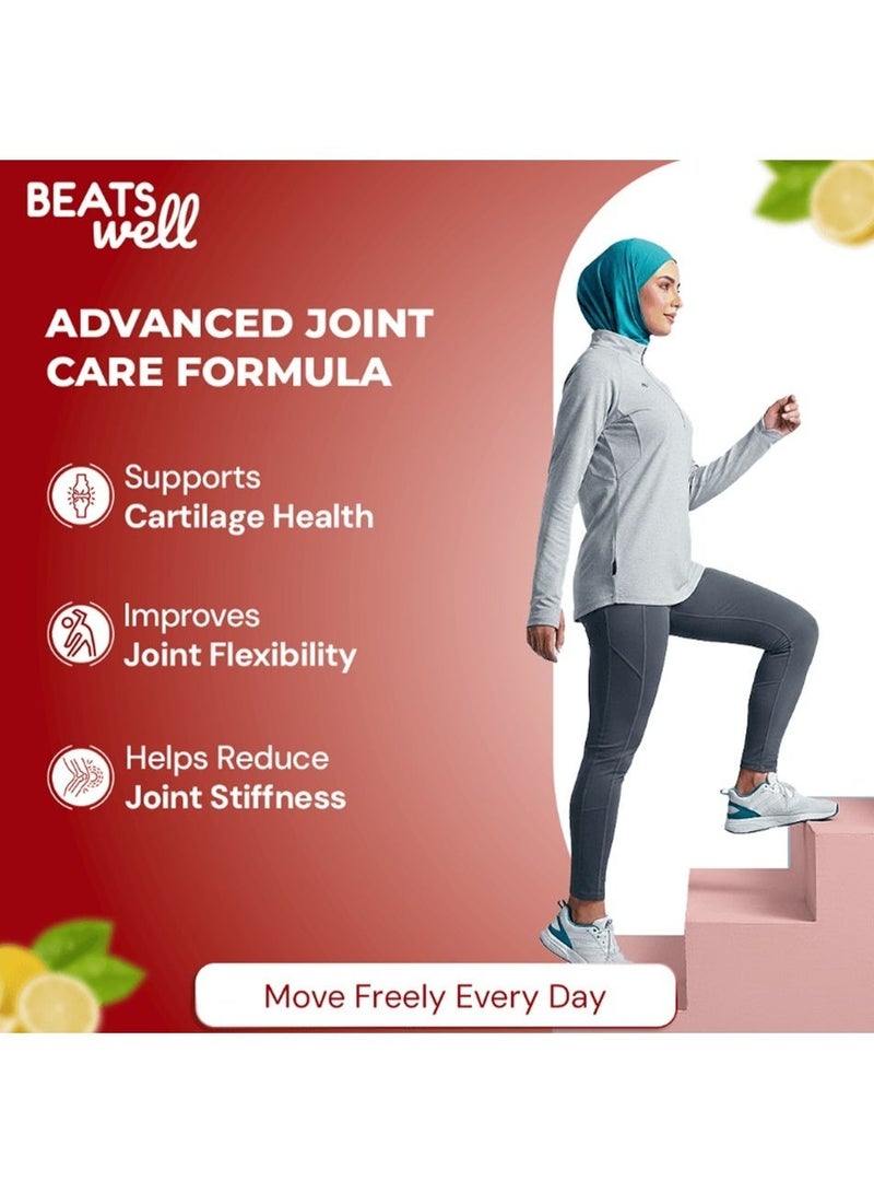 BeatsWell بياتسويل كولاجين أوستيو كولاجين بنكهة الليمون - 30 قارورة صالحة للشرب - Image 5