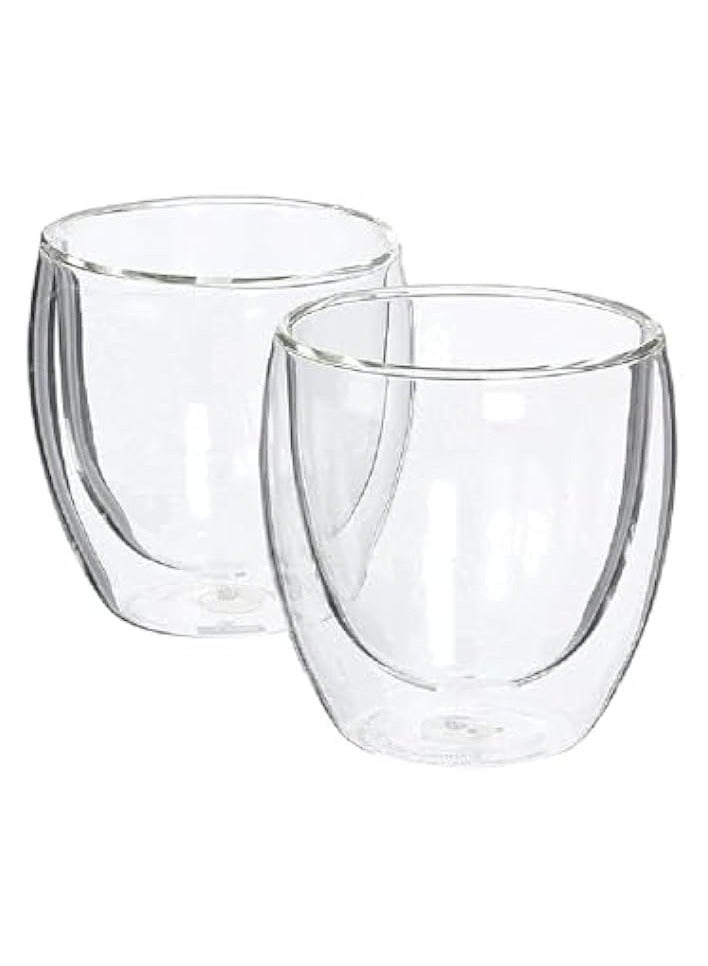 Green Tiger Double Wall Glass Tumbler, Clear, Suitable for Coffee, Coffee cups set - Image 3