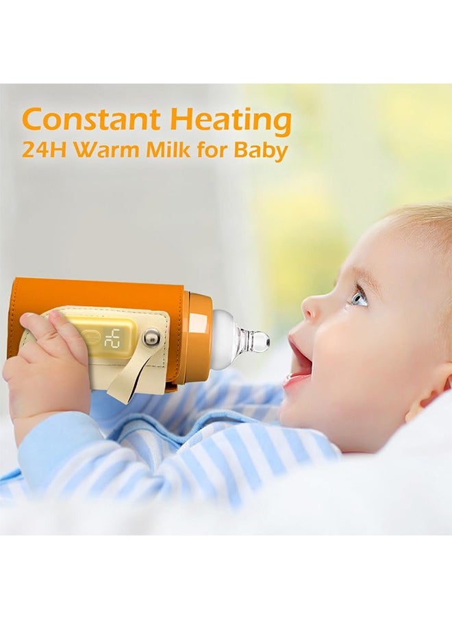 Smart Mom Bottle Warmer with Intelligent Temperature Control, 38-50℃ Adjustable, Fast Night Feeding Milk Warmer for Newborn with LED Display  - Image 3