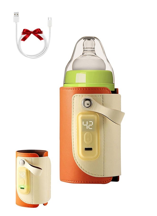 Smart Mom Bottle Warmer with Intelligent Temperature Control, 38-50℃ Adjustable, Fast Night Feeding Milk Warmer for Newborn with LED Display  - Image 1