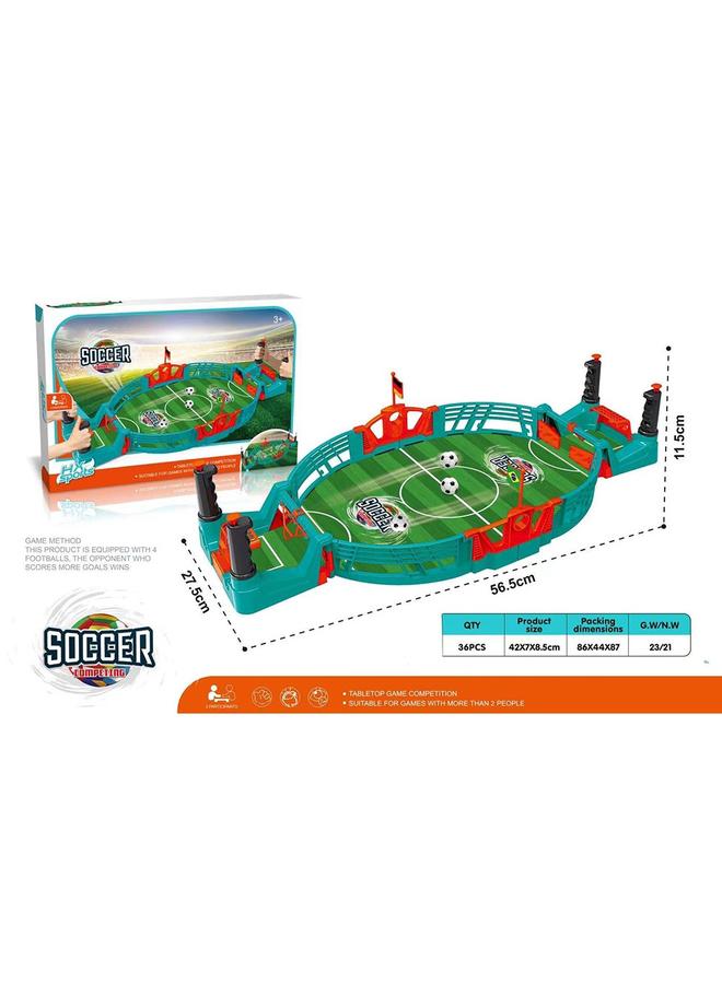 الأزرق جي دبليو لعبة طاولة كرة القدم لشخصين لعبة ألعاب الطاولة الداخلية للأطفال 3-5 سنوات - Image 3