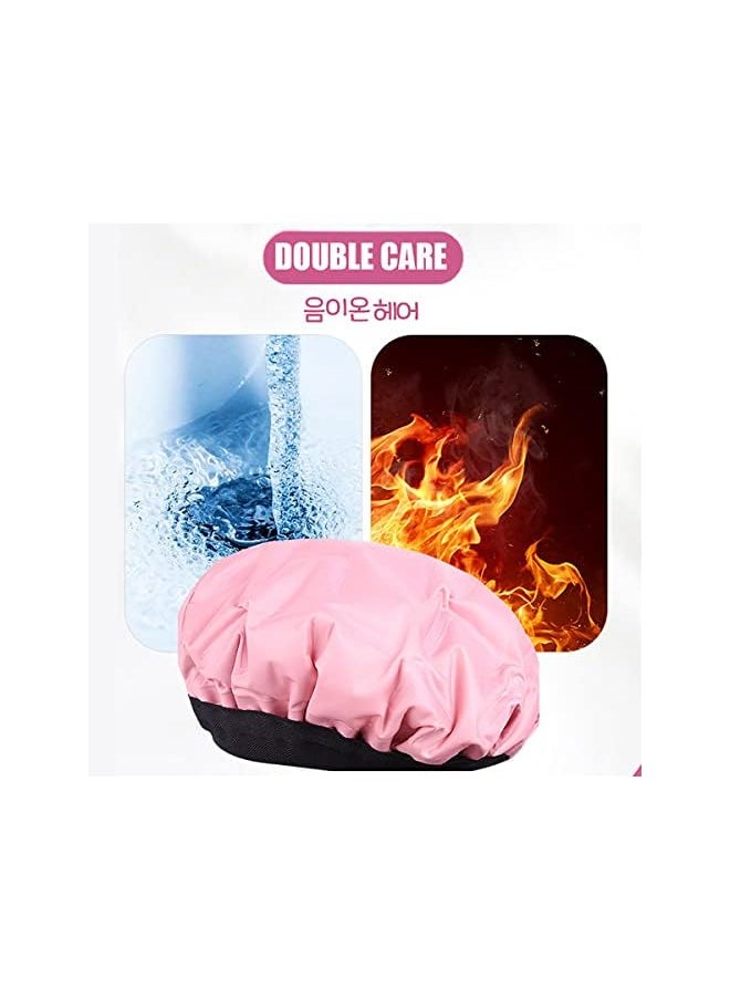 ToolHouse Cordless Deep Conditioning Hair Cap Hair Styling And Treatment Steamer Cap Microwavable Heat Cap Portable Hair Salon Heat Cap For Natural Or Damaged Hair Care Spa Hat For Home Use  - Image 2
