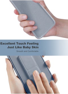 Wtech Hand Grip Foldable Magnetic Kickstand Wrist Strap Finger Grip With Built-In Iron Case Cover For Samsung Galaxy M34 5G 2023 Grey  - Image 4