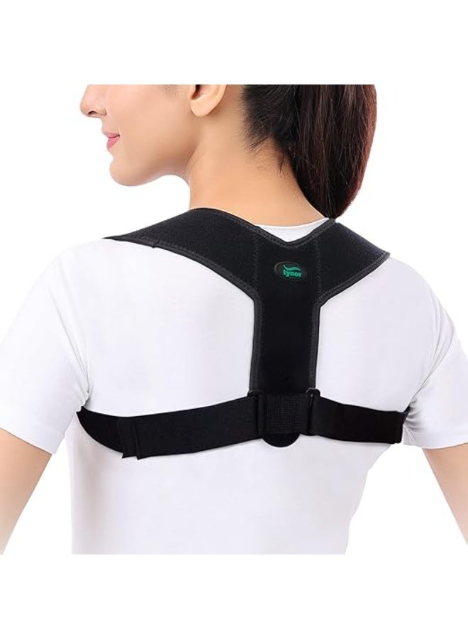 TYNOR Posture corrector Sleek, Black, Universal, 1 Unit - Image 1