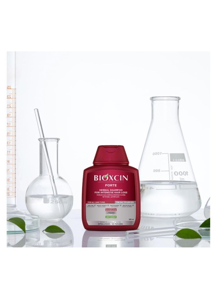 Bioxcin Forte Anti-Hair Loss Herbal Shampoo - 300 ml - Image 3