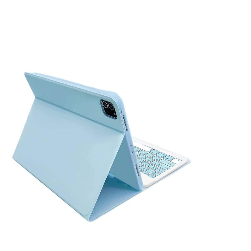 DGG حافظة آيباد متوافقة مع عدة موديلات آيباد باللون أزرق باللون الأزرق iPad - Image 5