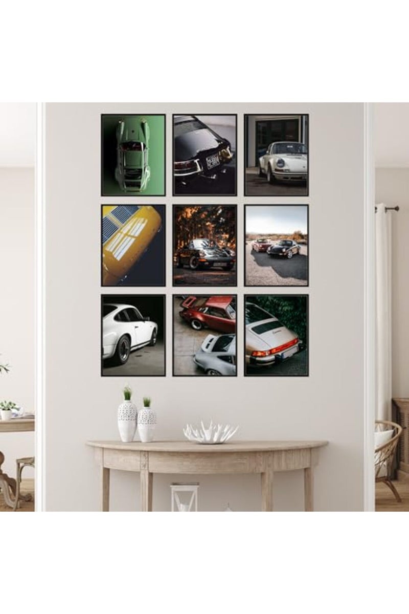 BigWig Prints Porsche 911 Poster - Car Wall Art, Porsche Wall Art, Porsche Poster, Vintage Car Poster, Car Posters for Men, Porsche 944 Posters, Porsche Art, Cool Car Posters - Unframed Set of 9 (8x10) - Image 5