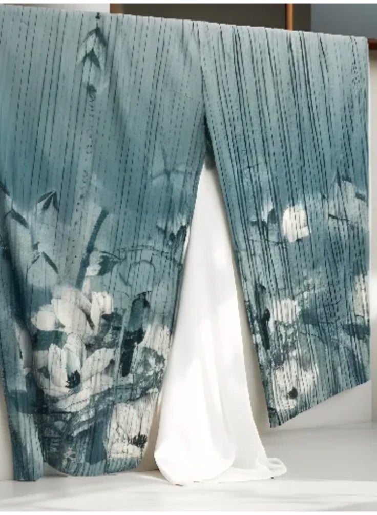 بنطلون واسع الساق مطوي بمقاس حر مع رباط مطاطي - Image 2