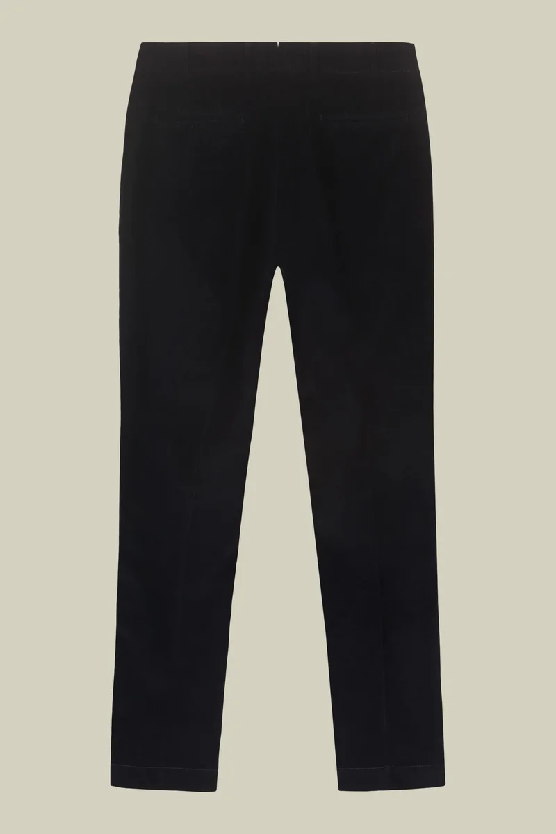Doppelganger Blue Men's classic trousers in 1000-line velvet regular fit - DK Blue for Men | Best Price UAE
