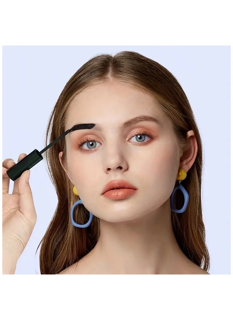Music Flower - Long-Lasting Tear Off Eyebrow Dye Cream - Waterproof and Film Forming Color Rendering Liquid - light brown - Image 1