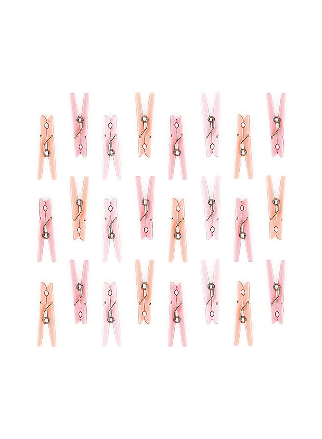Amscan Pink Baby Shower Cloth Pin Favor 24pcs