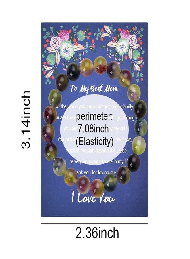 YangQian Christmas Gifts for Mom Bracelets Mother Gifts for Birthday Wedding Day I Love You Mama Gifts Thank You Mommy Gifts Ideas Appreciation Gift for Mom Beaded Bracelets for Women Mom Accessories Presents - Image 5