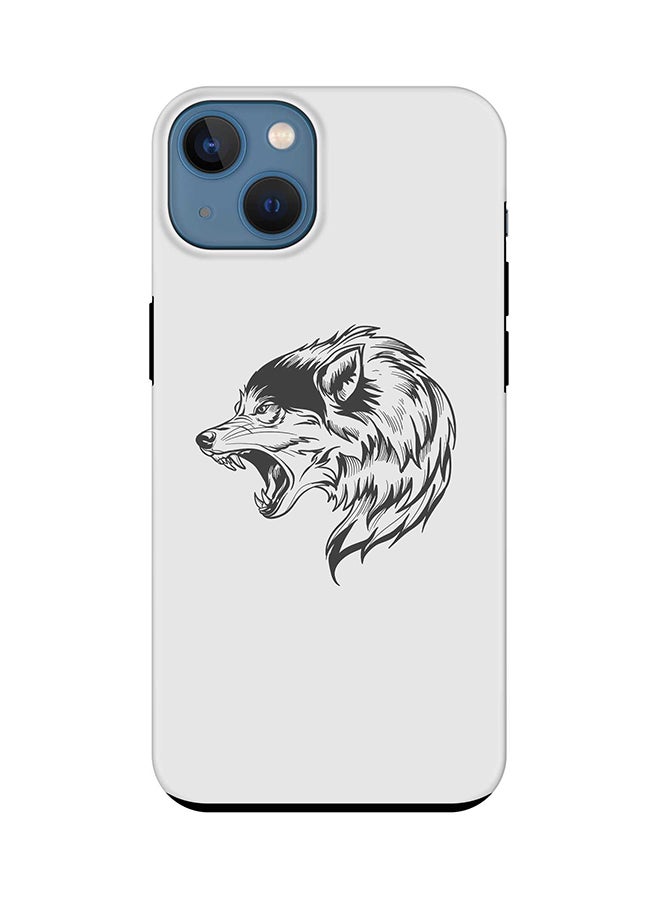 Tough Pro Series Case for Apple iPhone 14 Dual Layer hybrid PC & TPU Customized Mobile Cover Shield with inner TPU protection Matte Finish - Bear Growl