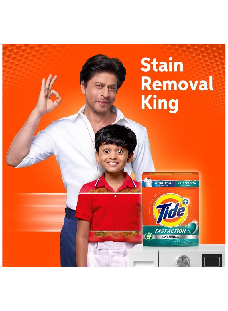 Tide Anti Bacterial Fast Action Laundry Detergent Powder 9kg - Image 2